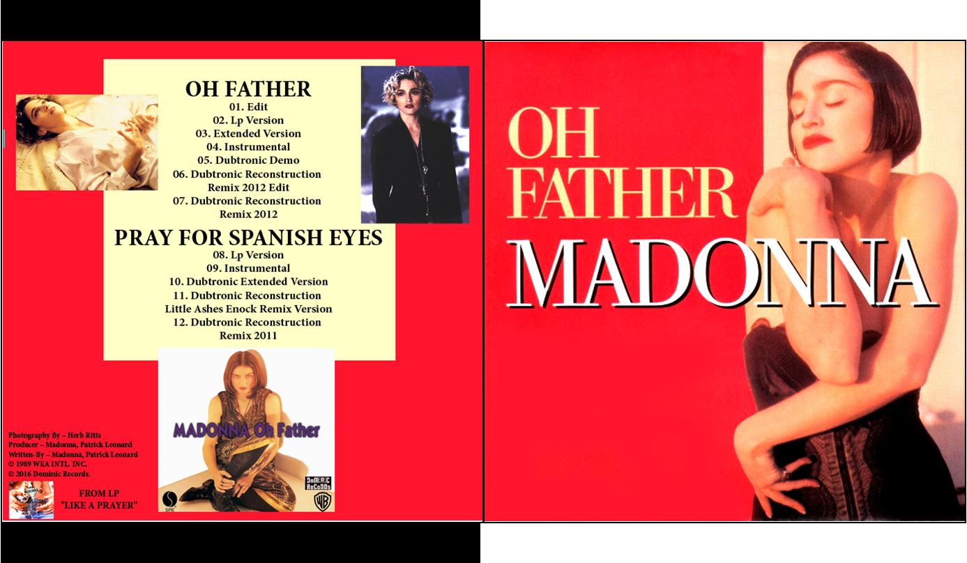 MA MADONNATHEQUE: MADONNA - Oh Father - CDSINGLE - 1990 - 2016