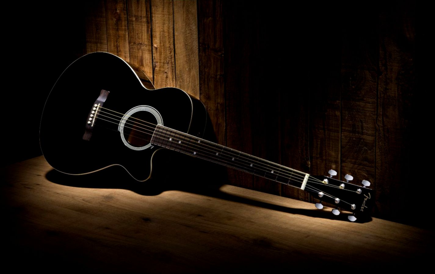 Download Black Acoustic Guitar Wallpaper  Full HD Wallpapers