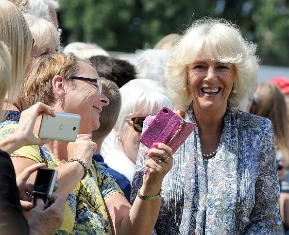 Prince Charles, Prince of Wales and Camilla, Duchess of Cornwall visit Sandringham Flower Show 2016