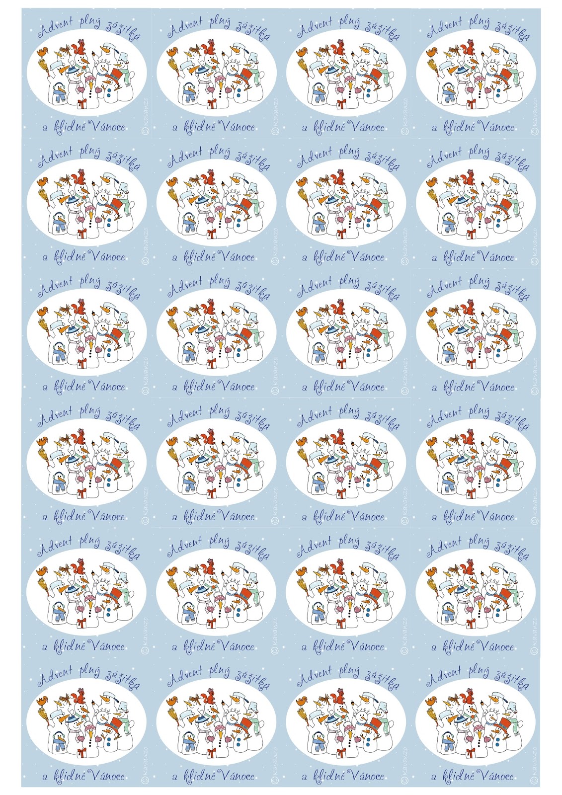 Zadni Strana Vanocniho Pexesa