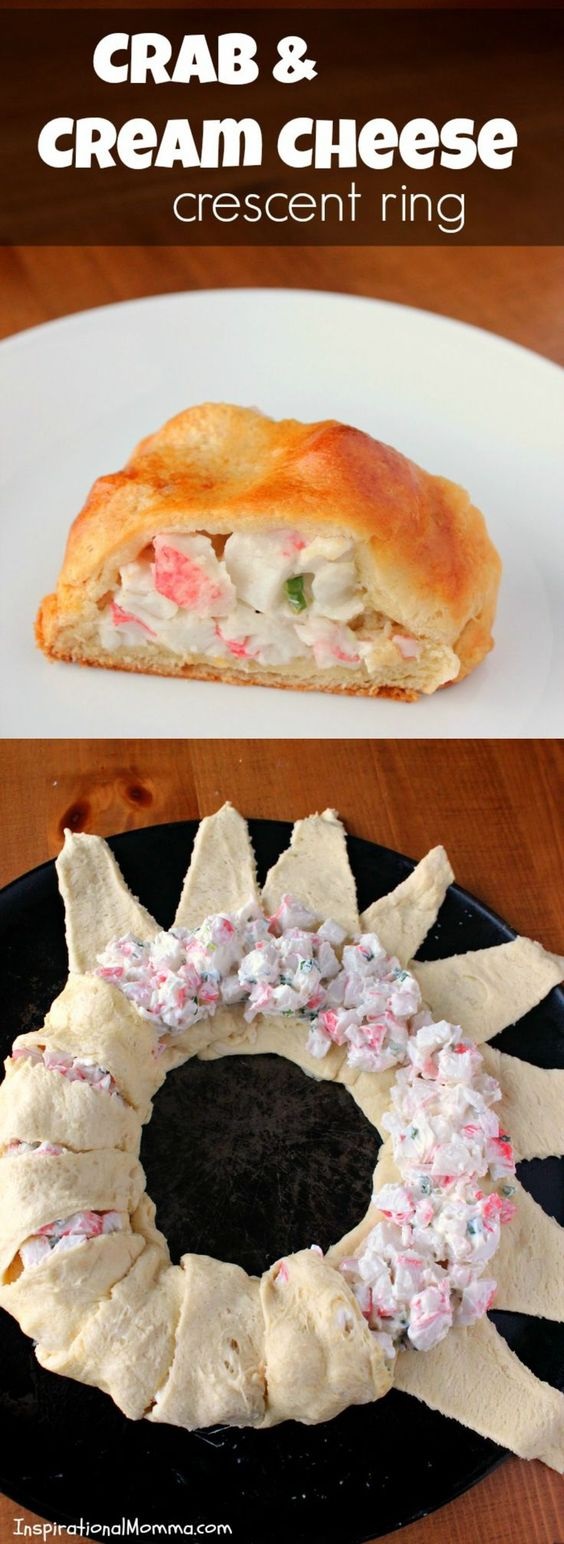 Crab & Cream Cheese Crescent Ring