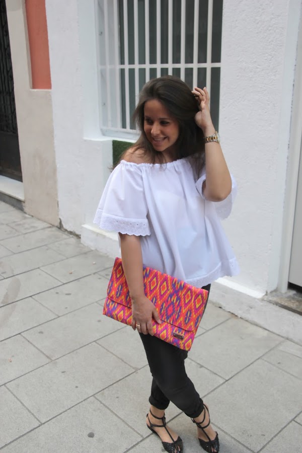 DIY Ropa premama blusa sin hombros patrones gratis. Blog costura y blog diy