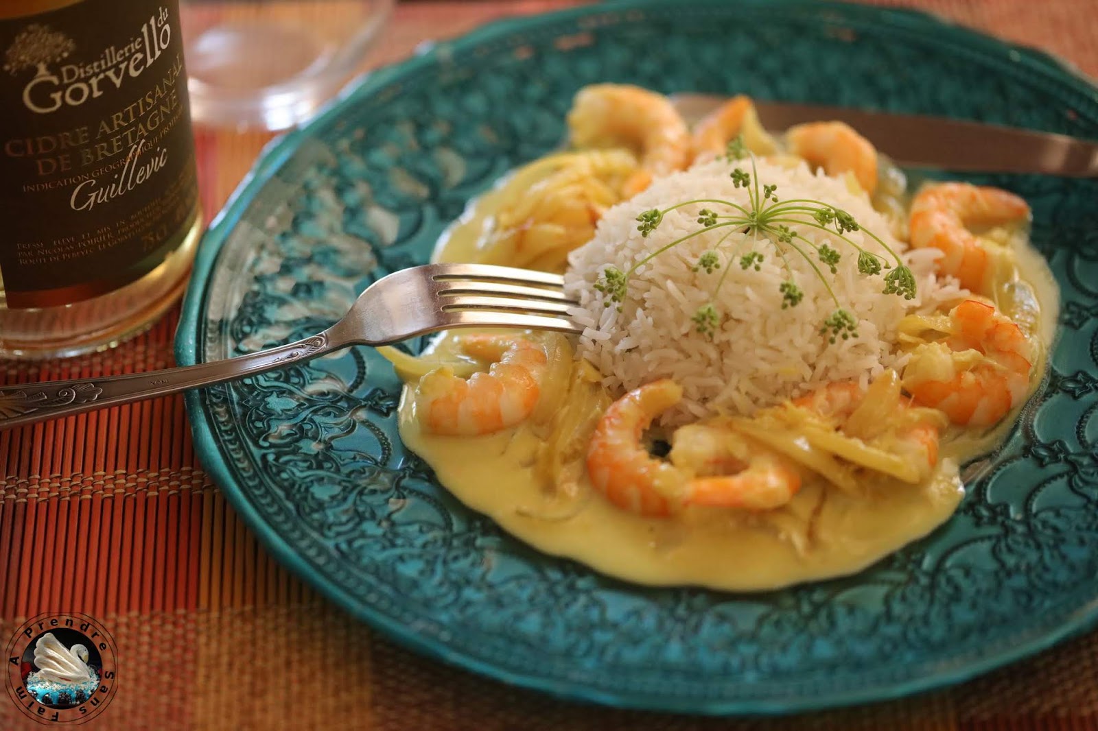 Curry de gambas au lait de coco | A Prendre Sans Faim