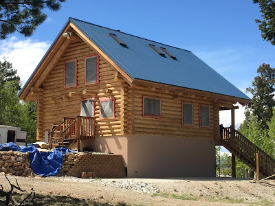 Colorado log home