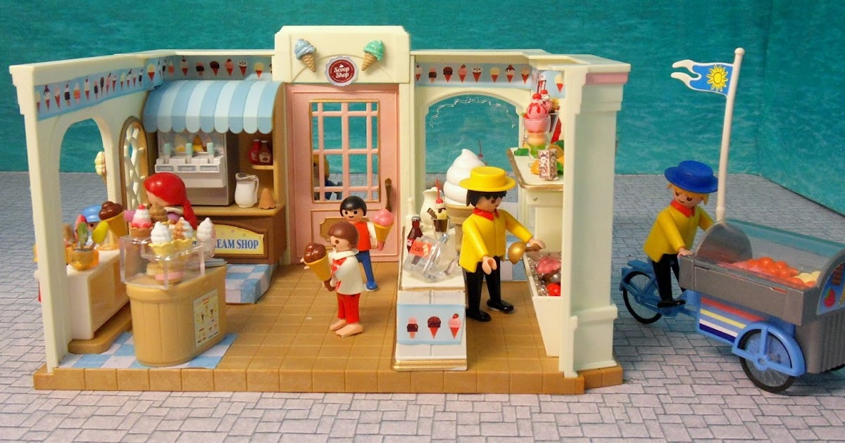 playmobil ice cream parlour