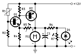 Fan Speed Control for Temperature Circuit Diagram | Electronic Circuits