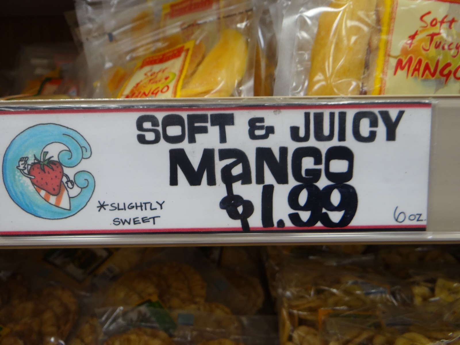 Trader Joe's 365 Day 338 Soft and Juicy Mango (dried)