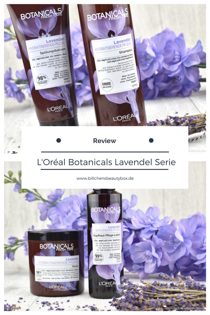 Review und Erfahrungsbericht zur L'Oréal Botanicals Lavendel Haarpflege inkl. Shampoo, Spülung, Maske und Kopfhaut Pflege-Lotion