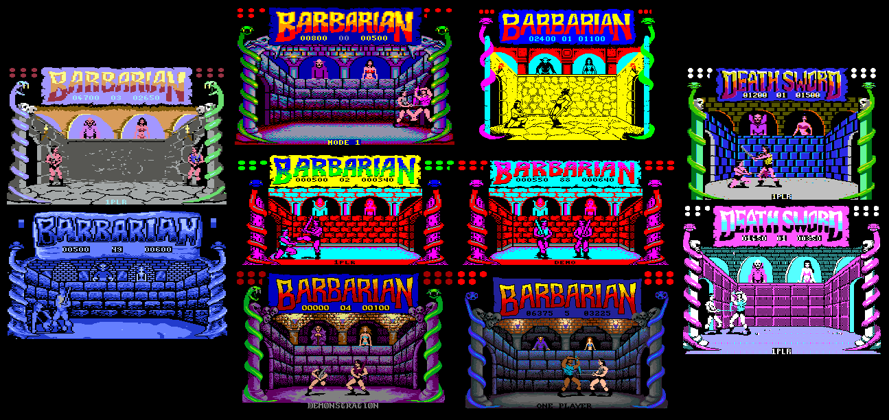 Barbarian: The Ultimate Warrior” (Commodore 64 - Palace Software, 1987)  retro video game cross-stitch art : r/retrogaming