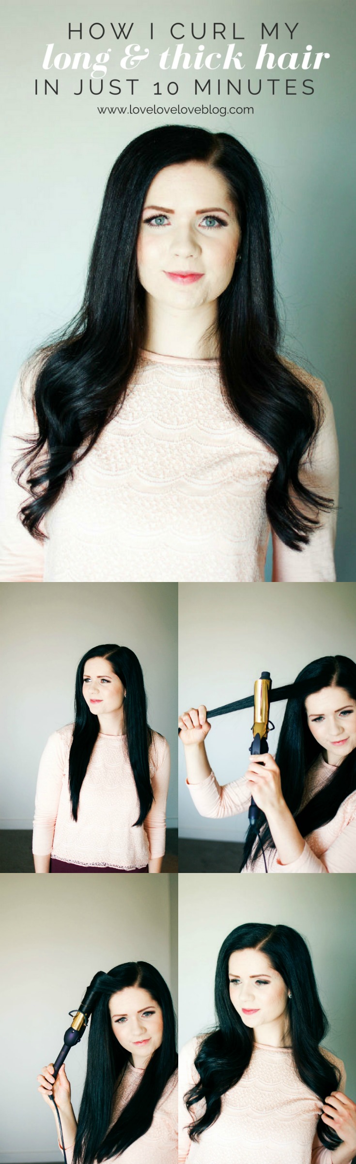 How To Curl Long Hair In Just 10 Minutes