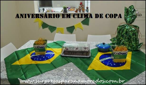 aniversário tema Brasil