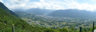 Panorama sur Albertville depuis le Fort de Tamié Panorama sur Albertville depuis le Fort de Tamié