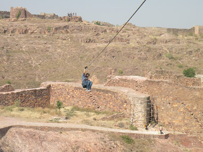 Ziplining at Mehrangarh fort, Rajasthan
