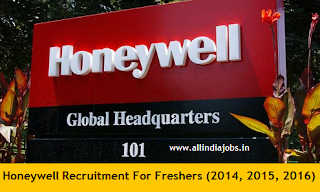 honeywell freshers recruitment openings job