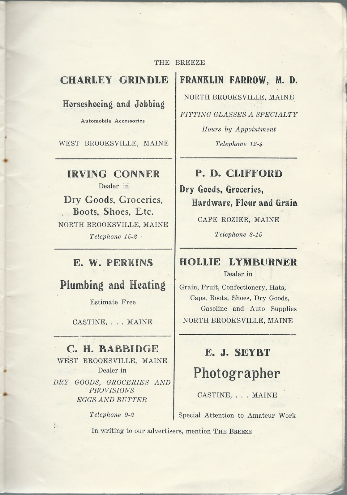 Heirlooms Reunited May, 1917, Issue of The Breeze of Brooksville High