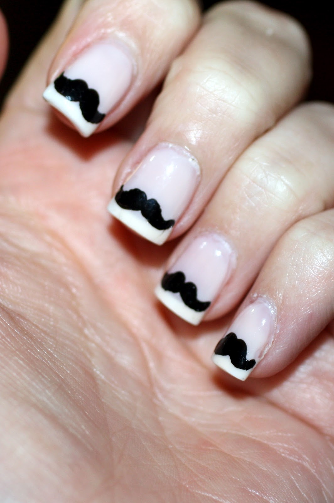 Nail Me Mustache Mani!