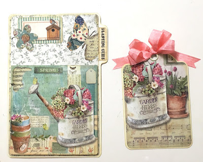 Stamperia Garden Collection Journal, The Funkie Junkie Boutique, Tutorial, Maggi Harding Journal - Garden by Stamperia