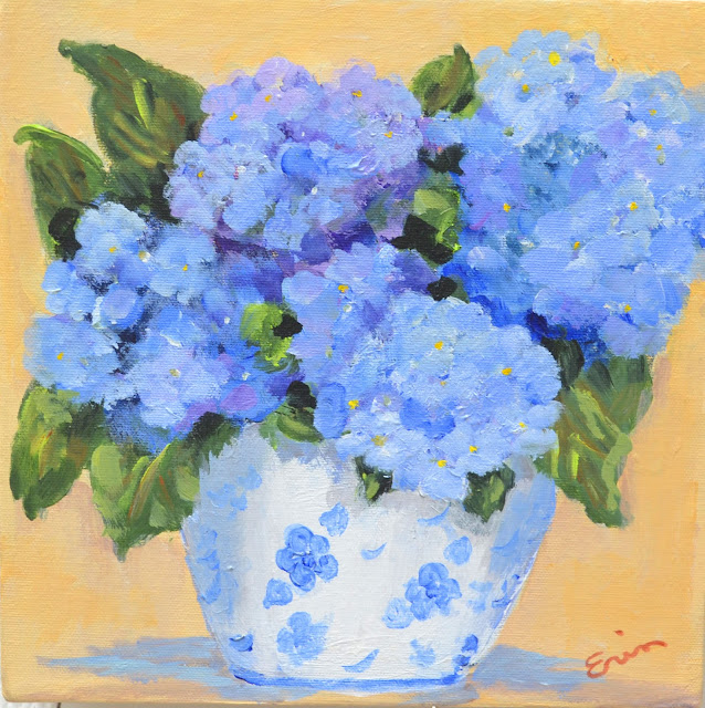 My Painted Garden Painting Blue and White Inspirations