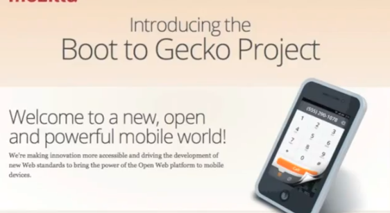 Introducing Mozilla Firefox Boot to Gecko (B2G) OS