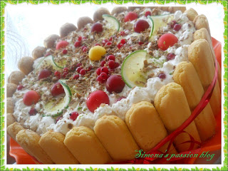 Tort cu visine si ciocolata