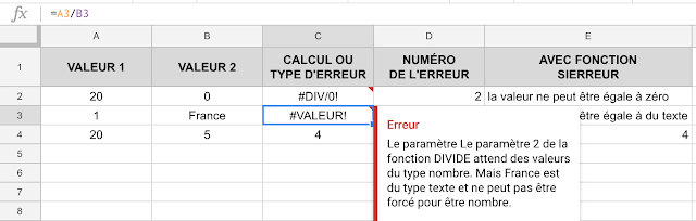 Erreur D Analyse De Formule Google Sheet Différents types d'erreur dans Google Sheets et savoir comment les