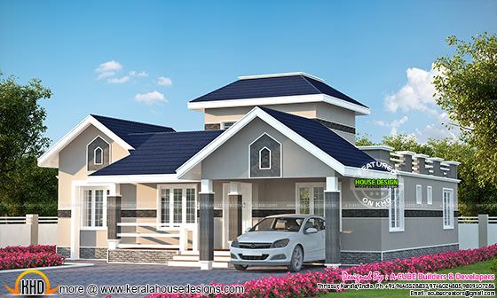 1687 sq-ft Kerala home design plan