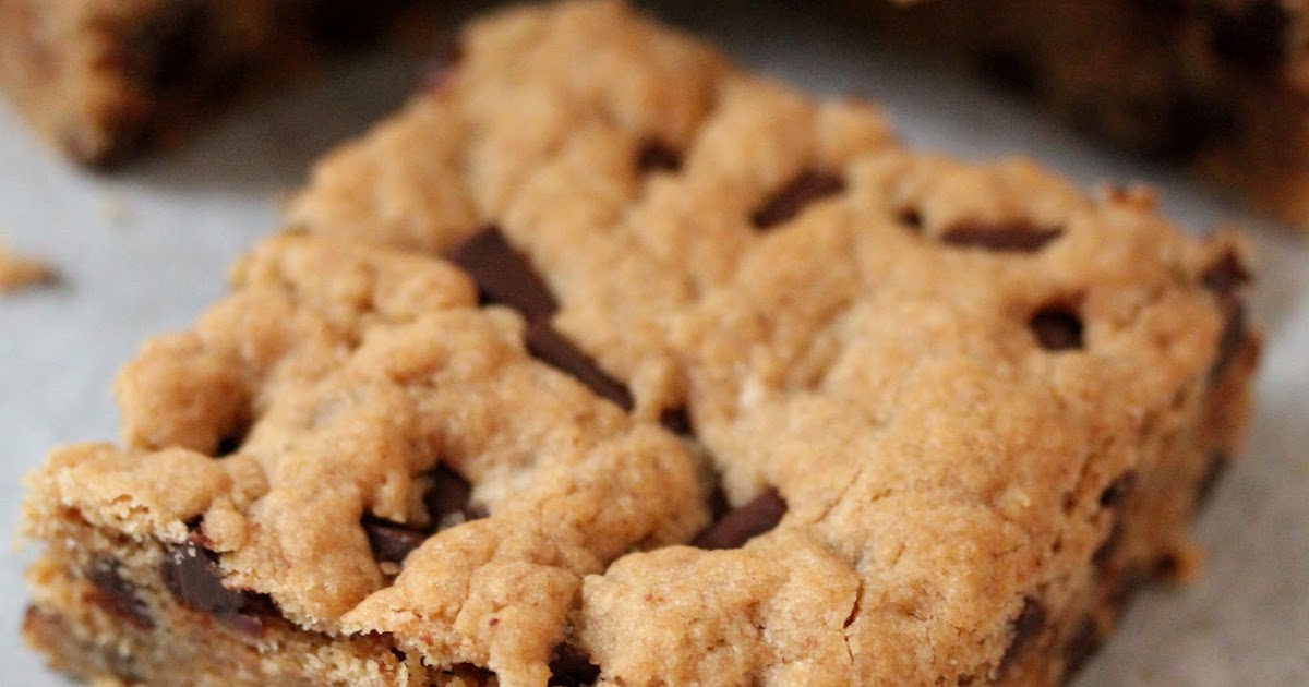 Vegan Chocolate Chip Cookie Bars Kitchen Grrrls.