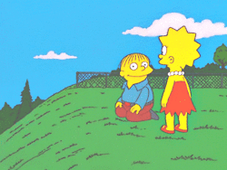 Ralph y Lisa de 'Los Simpsons'