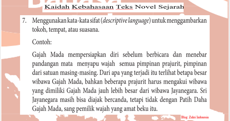 Contoh Teks Novel Sejarah Aneka Macam Contoh