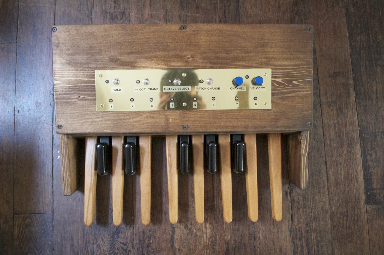 MATRIXSYNTH Custom MIDI Organ Bass Synth Keyboard Foot Pedal