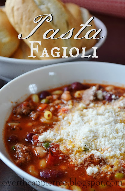 Pasta Fagioli Recipe by Over The Apple Tree