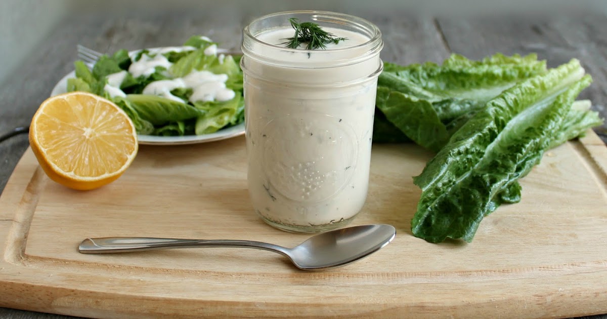 Hungry Couple Creamy Lemon Dill Dressing From a Barking Dog