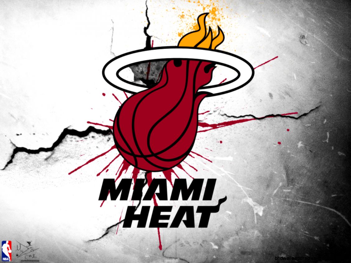 nba miami heat logo best wallpaper   Black Main Street