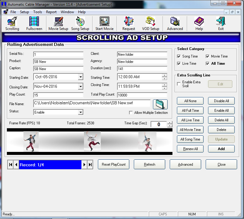 Cable TV Broadcast & Playout Automation Software Automatic Cable