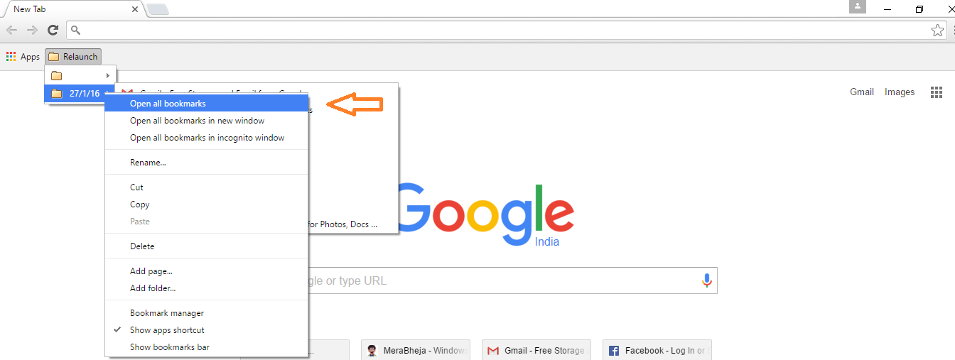 Open tab. Open tab