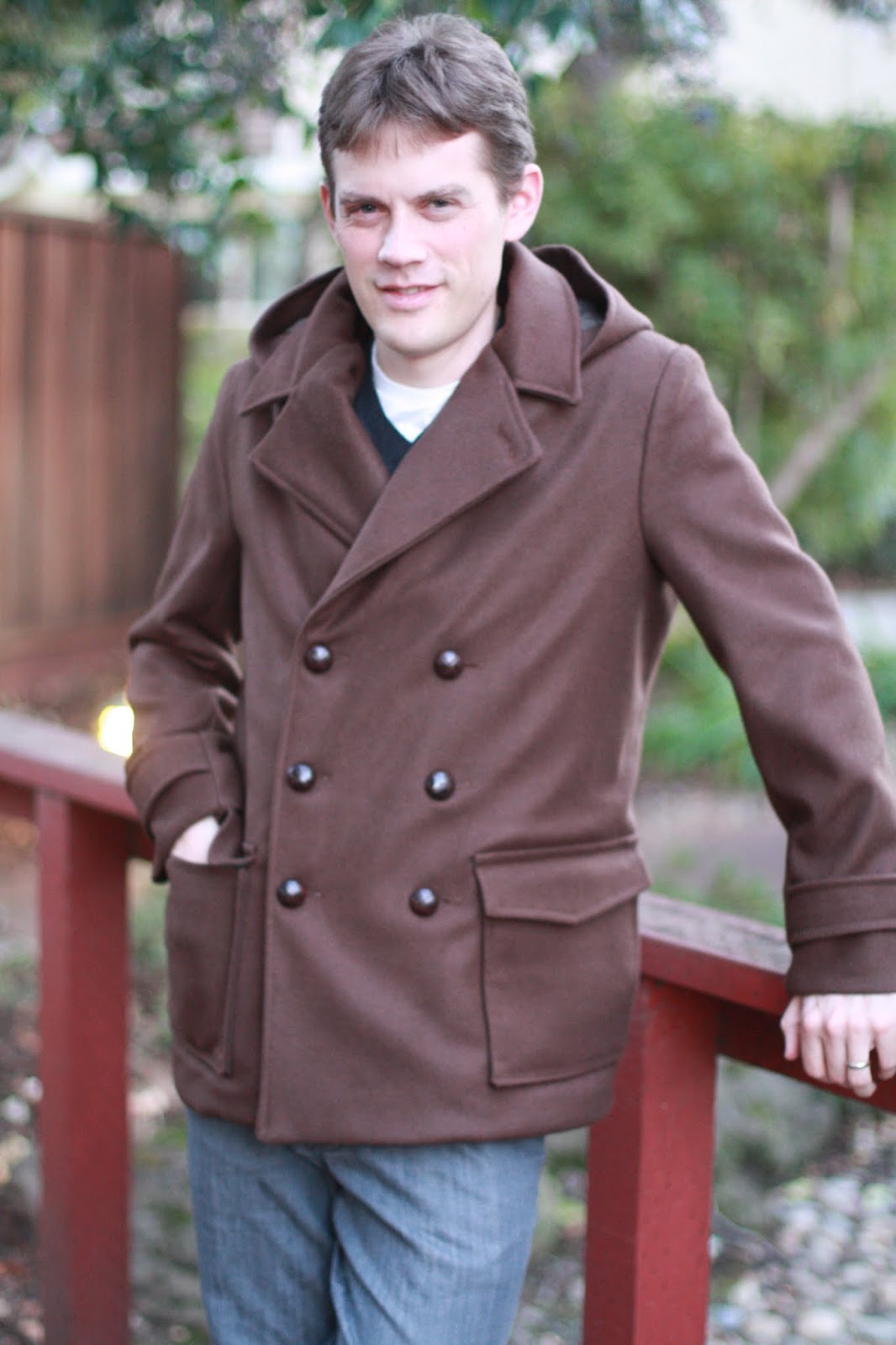 Nicole at Home: Pattern testing: Goldstream Peacoat by Thread Theory