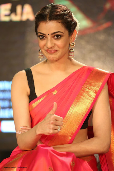 Kajal Agarwal at Nene Raju Nene Mantri Audio Launch