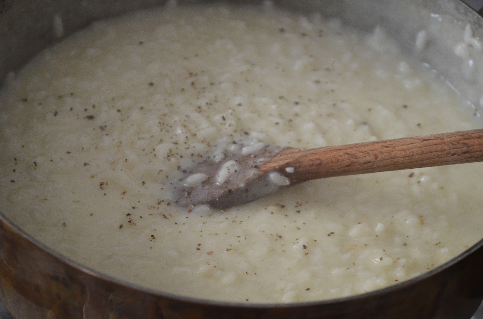 Risotto Cacio e Pepe con Guanciale
