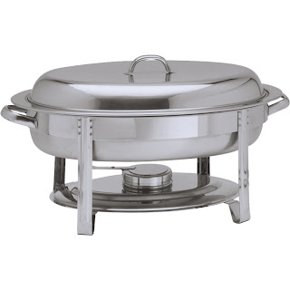 Chafing Dish Oval, Pret, Chafing Dishuri Profesionale Horeca Ovale, Vase Ovale Incalzire Mancarea Gatita, Echipamente Bufet