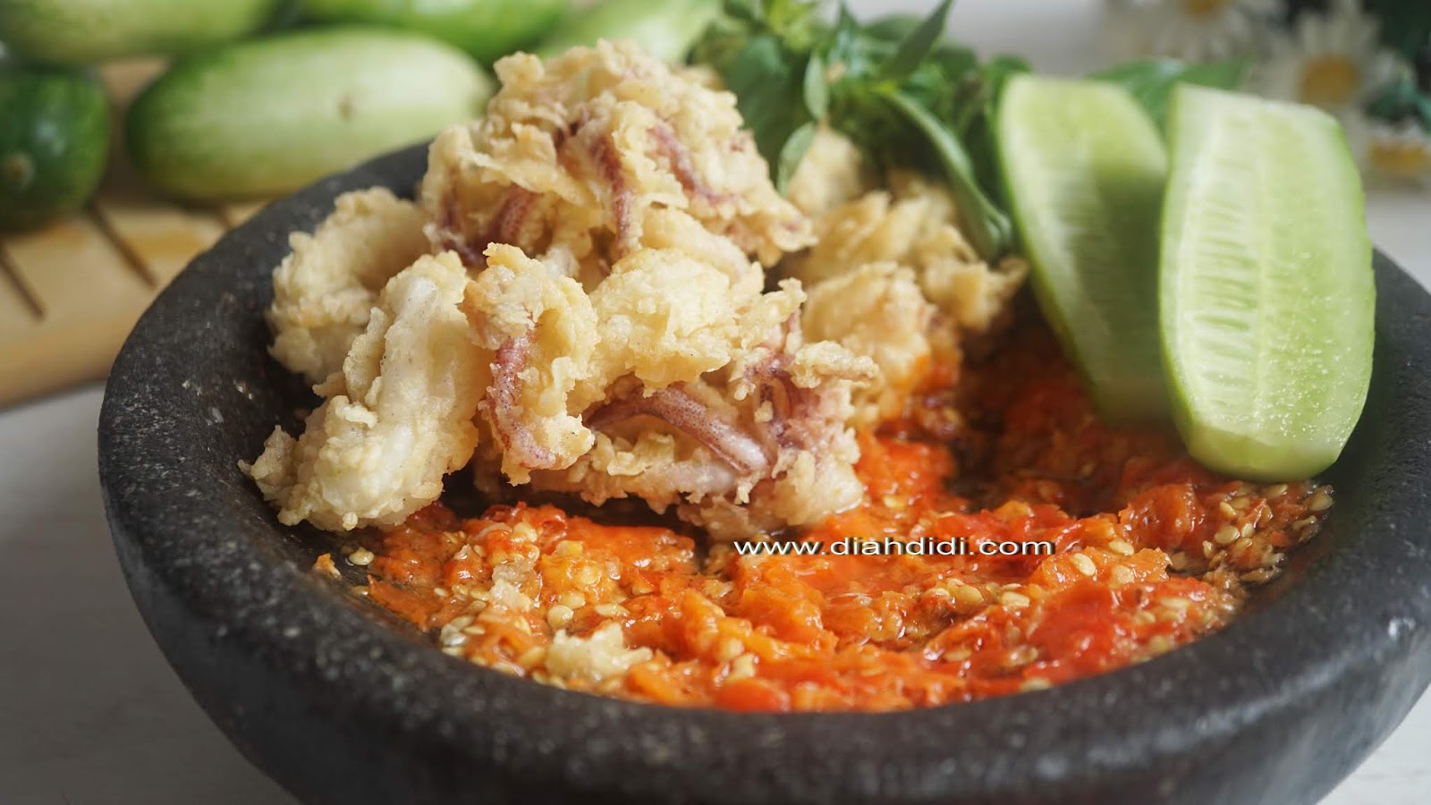 Sambal ayam geprek mantul