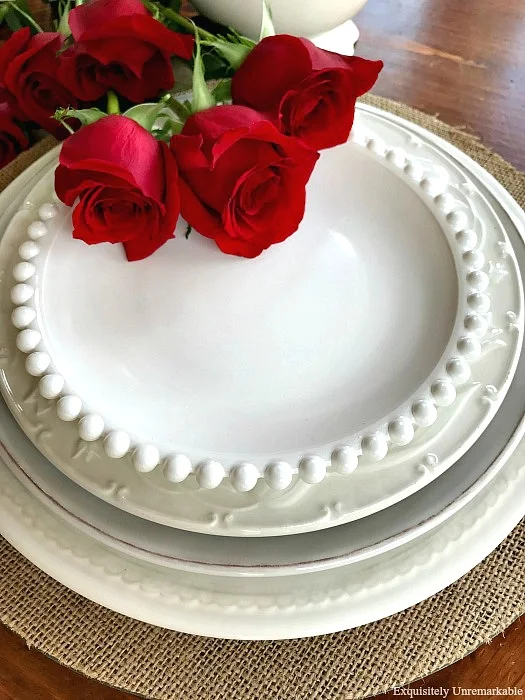 White Pottery Barn Dishes