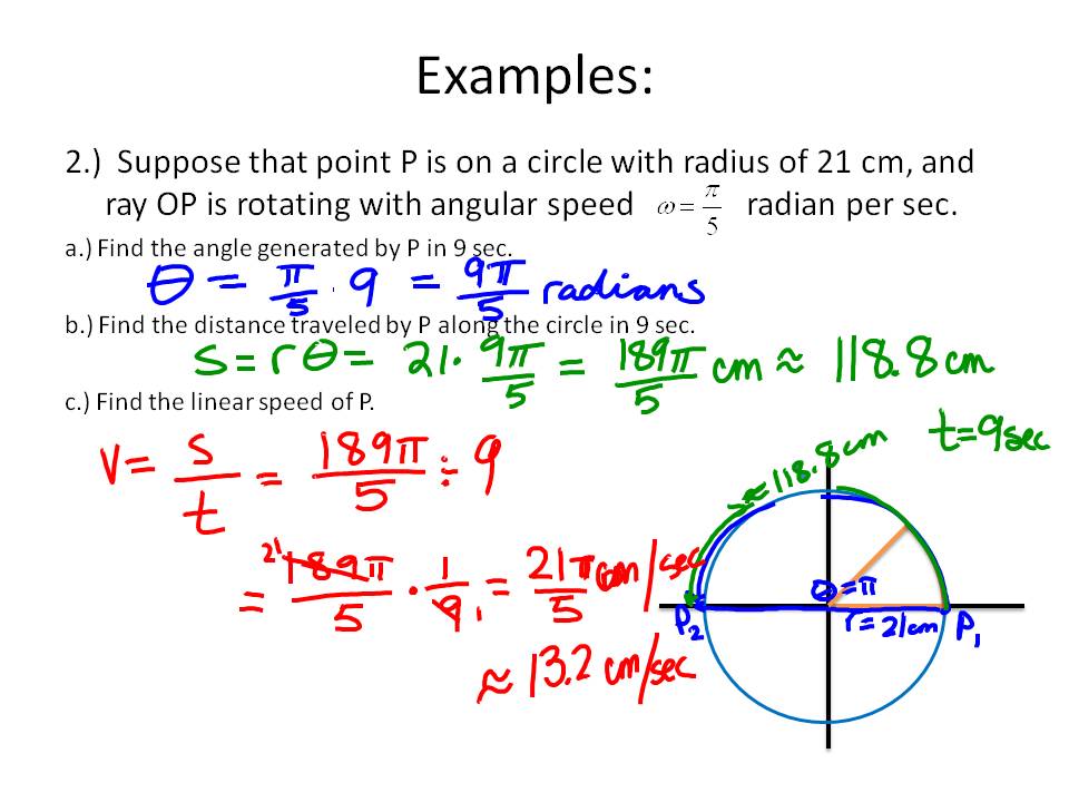 How To Find Linear Speed