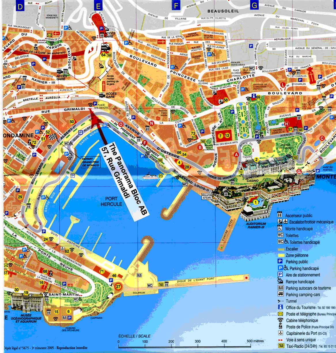 Monaco Mapa Cidades