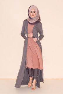Model baju muslim wanita modern terbaru