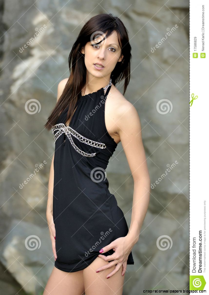 Beautiful Girl Black Dress