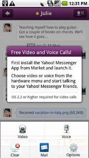 free download yahoo messenger for android phone