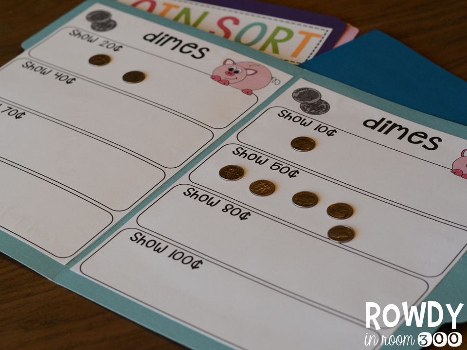 Coin sorting {freebie!} Rowdy in Room 300