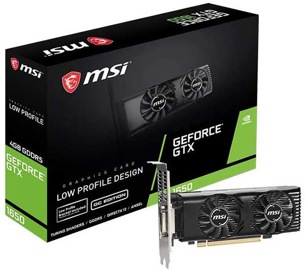 MSI Gaming GeForce GTX 1650 OC 4GB GDDR5 128-Bit MSI Gaming GeForce GTX 1650
