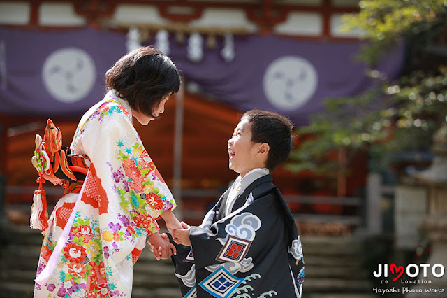 丹生都比売神社への七五三出張撮影