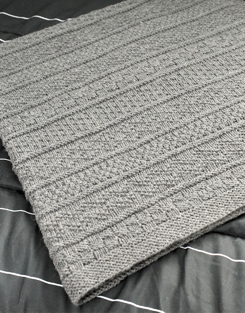 Amazing Knitting Gansey Afghan Knitting Pattern